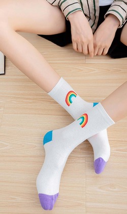 彩虹好日子 | 中筒襪