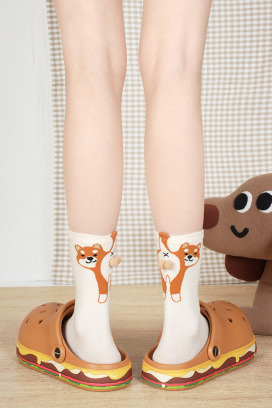 四色狗蛋蛋 四入組 | 中筒襪