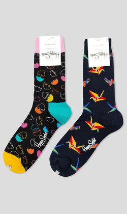 紙鶴彩虹蛋 二入組 | 長襪