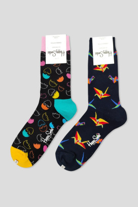 紙鶴彩虹蛋 二入組 | 長襪