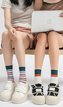 (售完)葛來分哆學院 三入組 | 短襪