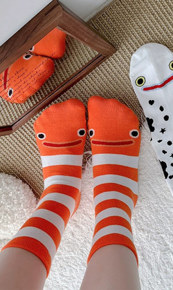 鱸鰻鱸鰻耶 二入組 | 短襪