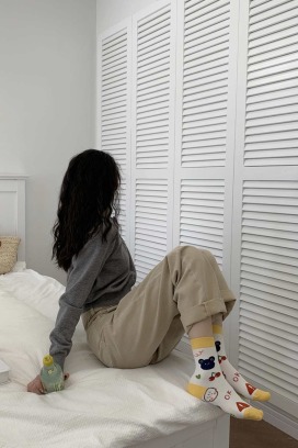 糖果熊甜點店 | 中筒襪