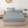 【媚格德莉MIGRATORY】60支天絲特大三件式床包枕套組-淺灰色_1
