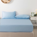 【媚格德莉MIGRATORY】60支天絲特大三件式床包枕套組-淺藍色_2
