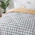 【媚格德莉MIGRATORY】雙人可水洗抑菌波波絨暖冬被-經典格紋_5