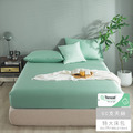 【媚格德莉MIGRATORY】特大60支天絲三件式床包枕套組-寧湖綠