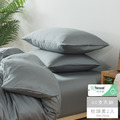【媚格德莉MIGRATORY】60支天絲枕套二入-夜幕深灰