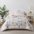 【媚格德莉MIGRATORY】雙人可水洗抑菌波波絨暖冬被-恐龍物語_1
