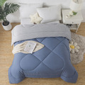 【媚格德莉MIGRATORY】雙人3D波波絨可水洗抑菌暖冬被-晨曦藍_3