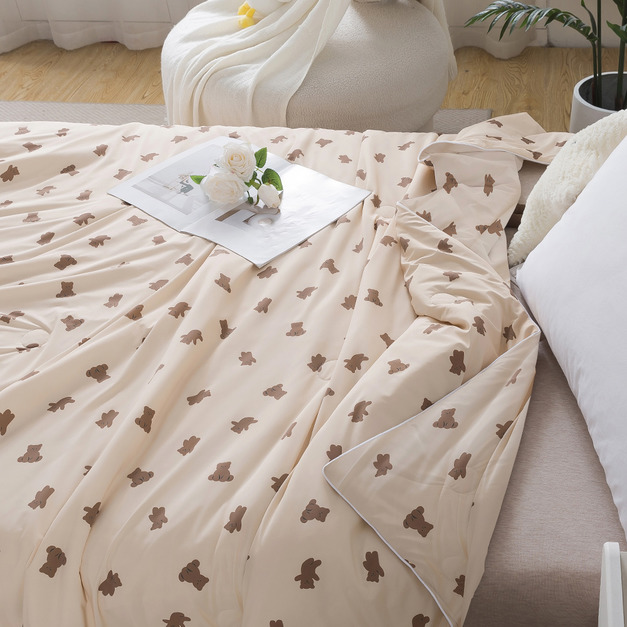 【媚格德莉MIGRATORY】兒童極致涼感抱冰被-小熊曲奇