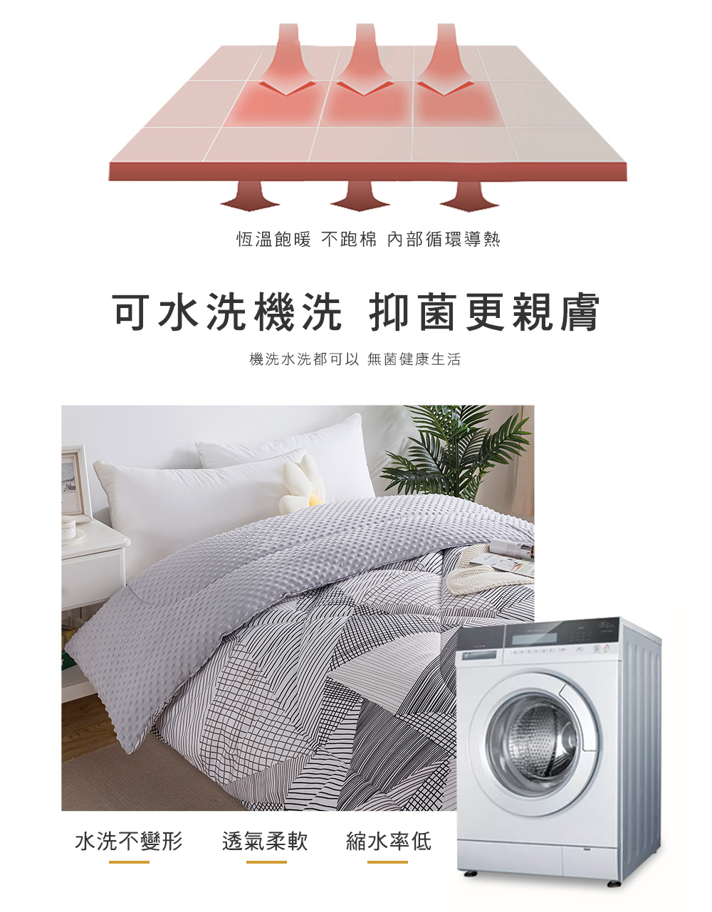 MIGRATORY 媚格德莉 - 3D安撫波波絨水洗抑菌暖冬被-迷幻世界 (雙人)