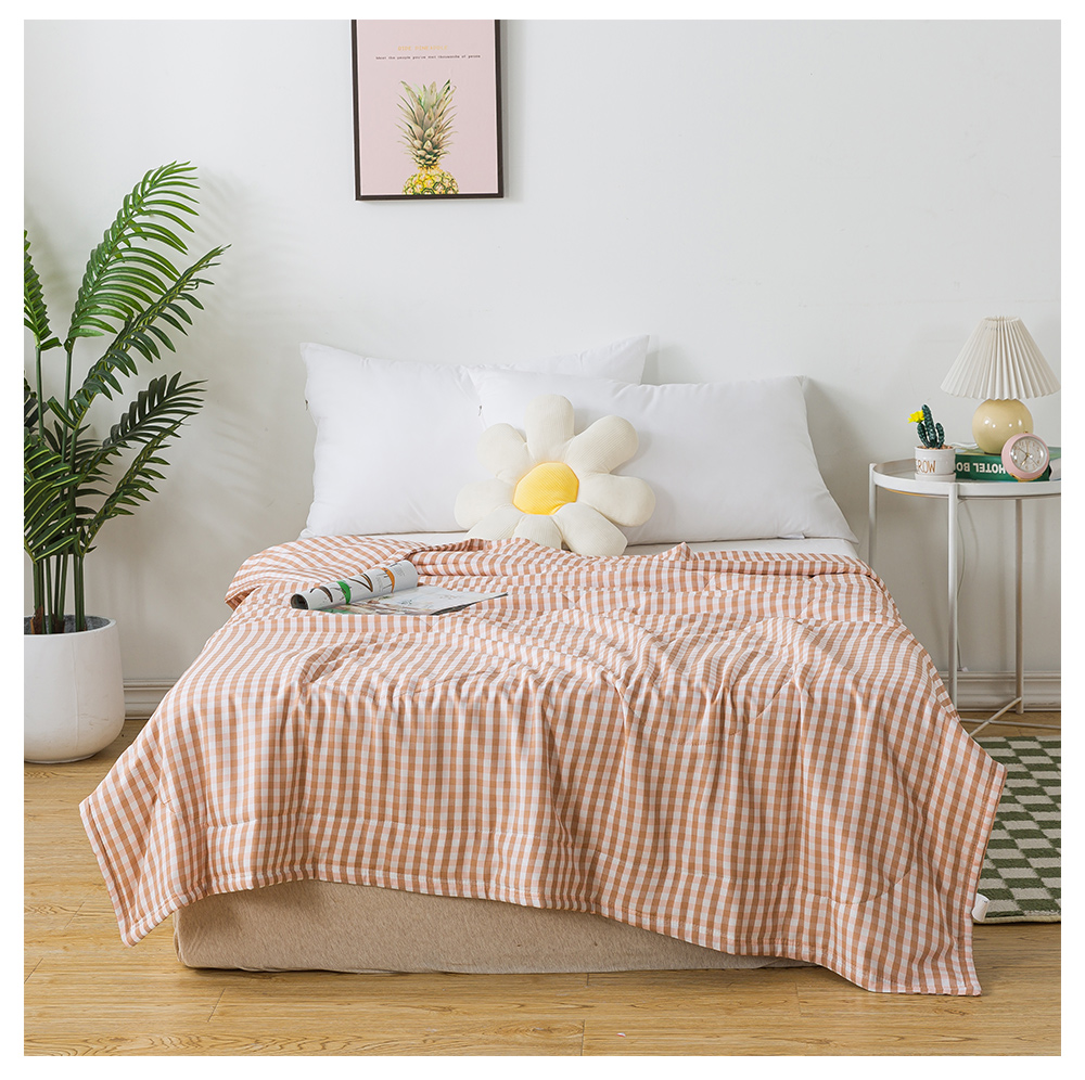 MIGRATORY 媚格德莉 - 竹纖維涼感抑菌水洗涼被-日式格調-粉 (150x186cm)