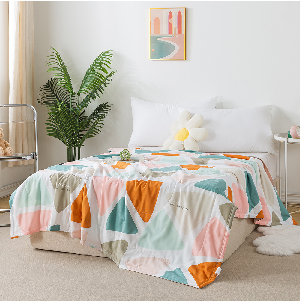 MIGRATORY 媚格德莉 - 兒童竹纖維抑菌可水洗四季蓋被/涼被-彩色迷漾 (100x120cm)