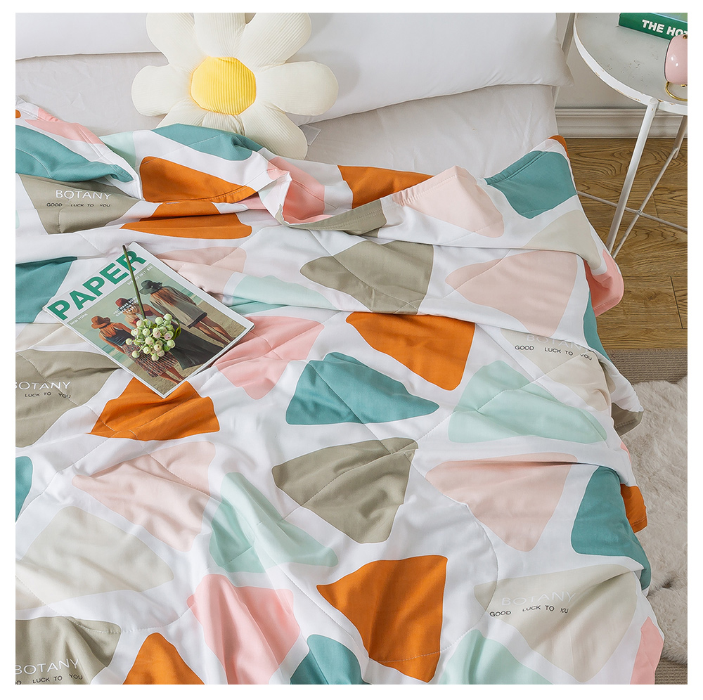 MIGRATORY 媚格德莉 - 兒童竹纖維抑菌可水洗四季蓋被/涼被-彩色迷漾 (100x120cm)