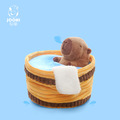 【JOOKI 捉趣】精品娃娃玩偶 泡澡水豚 (16cm) 贈品牌束口袋_8