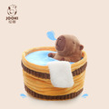 【JOOKI 捉趣】精品娃娃玩偶 泡澡水豚 (16cm) 贈品牌束口袋_4