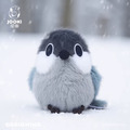 【JOOKI 捉趣】精品娃娃玩偶 大山雀/八哥/棕背伯勞鳥 (11cm) 贈品牌束口袋_1