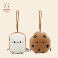 【JOOKI 捉趣】精品娃娃玩偶 下午茶系列-吐司/餅乾吊飾 贈品牌束口袋_1