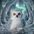 【JOOKI 捉趣】精品娃娃玩偶 秘境奇羽系列-雪鴞 (約15cm) 贈品牌束口袋_2