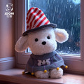 【JOOKI 捉趣】精品娃娃玩偶 雨衣系列-校狗維特 (30cm) 贈品牌束口袋_3