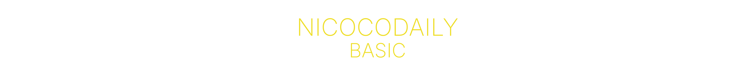 Nicocodaily Basic