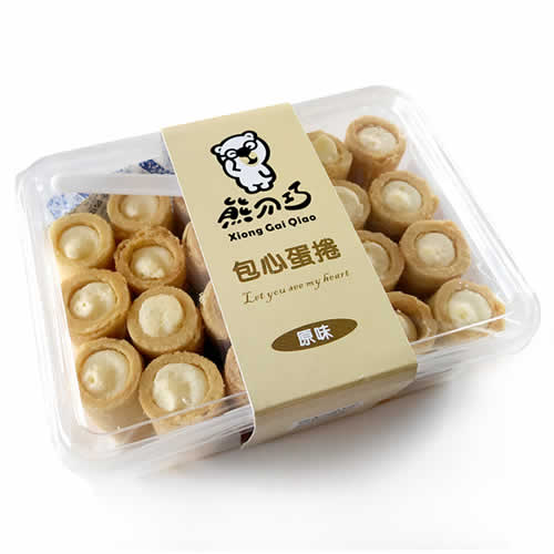 熊介巧經典原味包餡蛋捲 350克