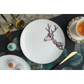 警世系列 - 鹿骨骼 20cm 金邊骨瓷餐盤(會員優惠中)