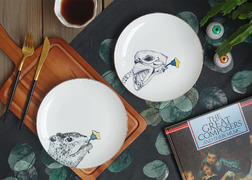 Groundhog 土撥鼠的春天骨瓷餐盤組 20cm (會員優惠中)