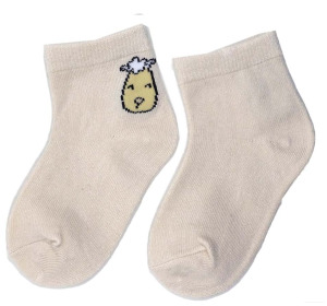 抱抱羊幼童短襪(黃/白/藍/粉/灰)0-3歲