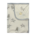 大星星羊單層被毯(藍/黃/紅/白)0-36m_1