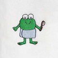 兒童浴巾-蛙爸比（不含帽）_1