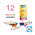 兒童可水洗彩色筆(12色)｜JarMelo原創美玩