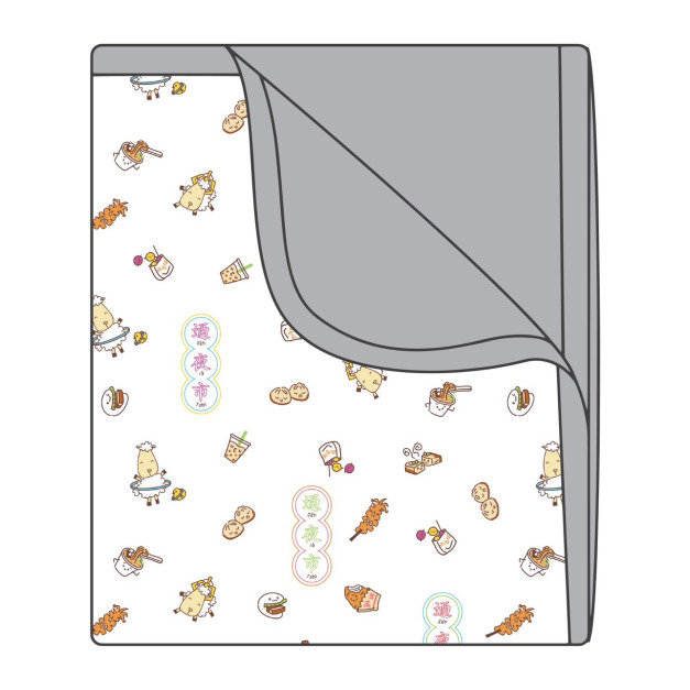 【台灣限定】迺夜市雙層被毯0-36m