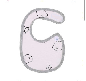 甜夢圍兜 (粉/藍/黃/灰)