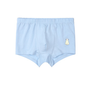 藍色素色四角內褲【單件】