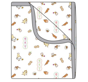 【台灣限定】迺夜市單層被毯4Y