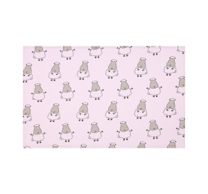 羊樂園系列枕頭套-兒童 (粉/白/藍/黃/灰)