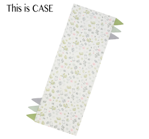 夢幻花園安撫枕替換套 XL（小花A/條紋B）