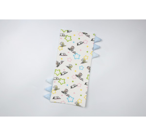 預購9折【 史努比 x 抱抱羊 】 安撫枕替換套XL (綠色/彩色星星)