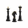北歐國際象棋擺件(國王/皇后/騎士)