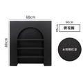 黑色壁爐裝飾櫃_1