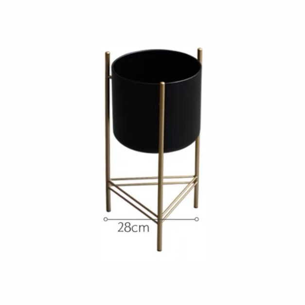 黑金鐵藝花桶架子