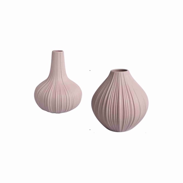 粉紫馬卡龍陶瓷花瓶薰香瓶