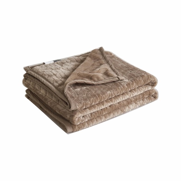 蓋毯摩卡法蘭绒毛毯