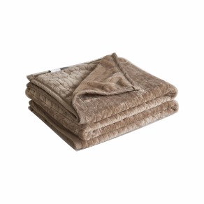 蓋毯摩卡法蘭绒毛毯
