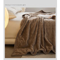 蓋毯摩卡法蘭绒毛毯_1