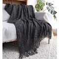針織流蘇蓋毯榮耀黑_4