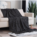 針織流蘇蓋毯榮耀黑_2