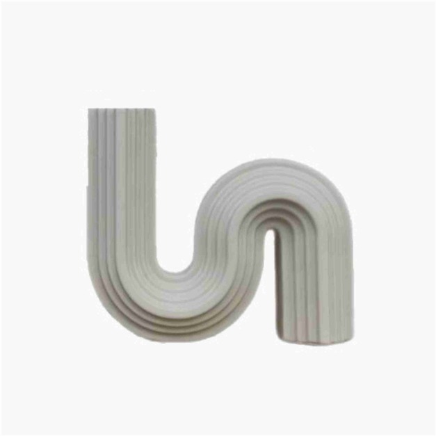 現代幾何陶瓷擺件(S型/拱型)